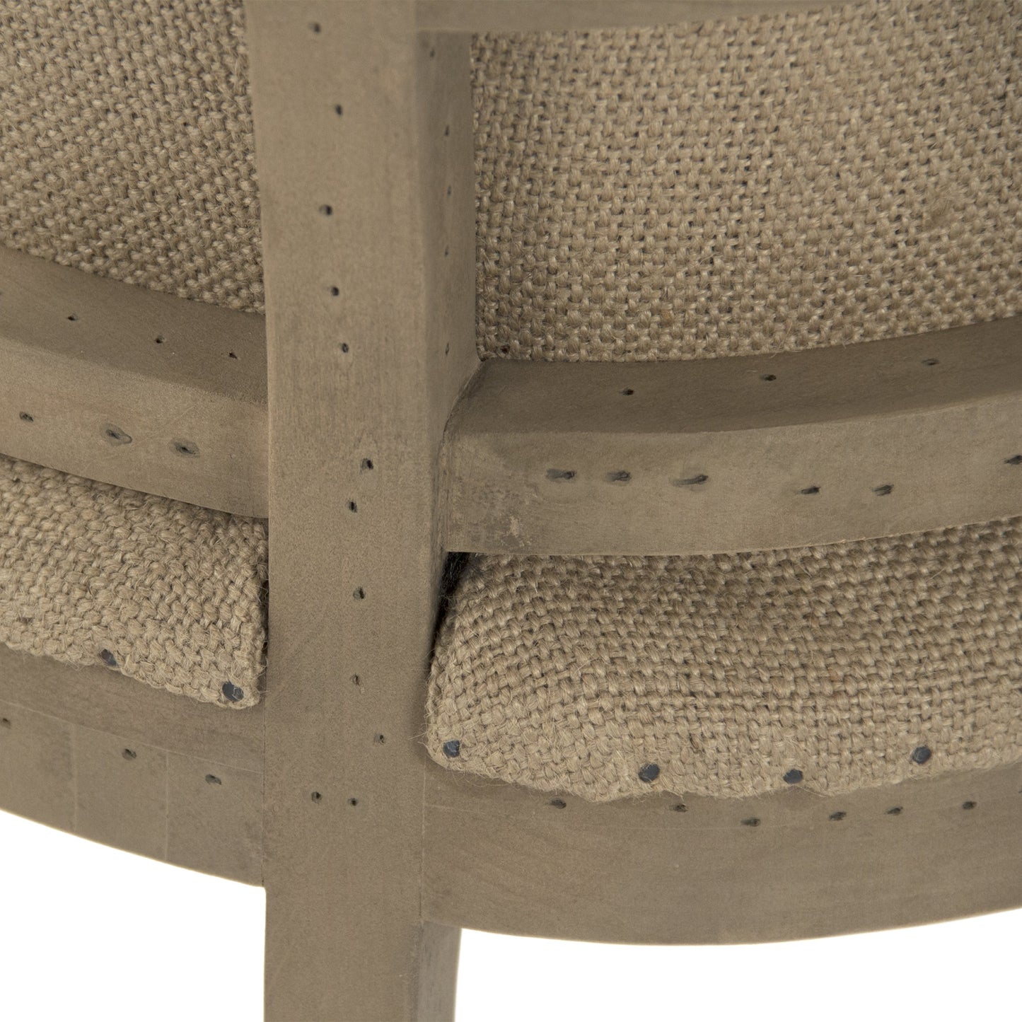 013 S-337551,S-337552 | Closeup | Liberte Deconstructed Arm Chair by Zentique in dry finished birch. Made from dry finished birch in a traditional style.