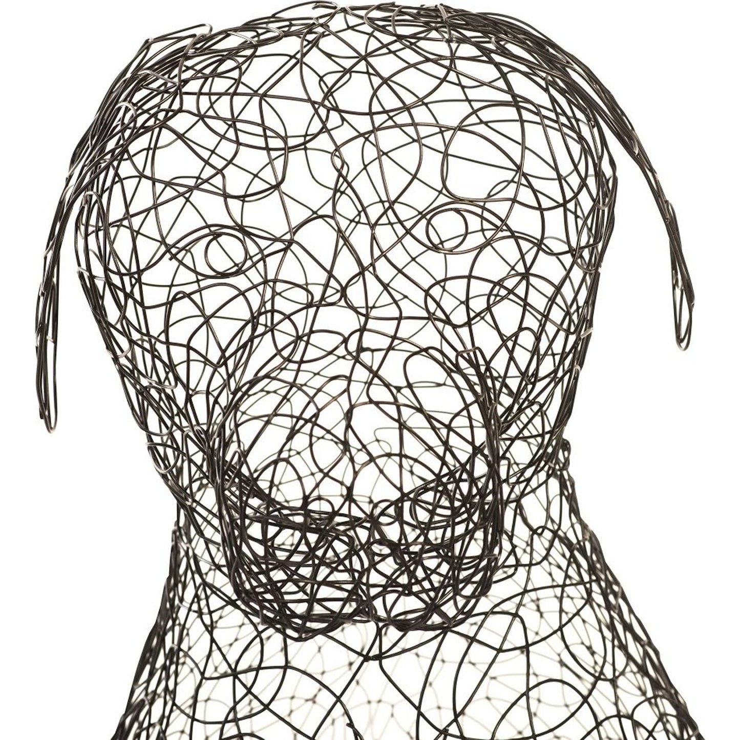 004 SR-820296 | Closeup | Crazy Wire Retriever by Phillips Collection in black. Made from metal in a modern style.