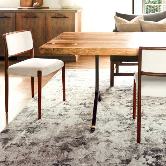 Cirque CIQ01 Rug by Jaipur Living in white, gray. Made from unique in a unique style.