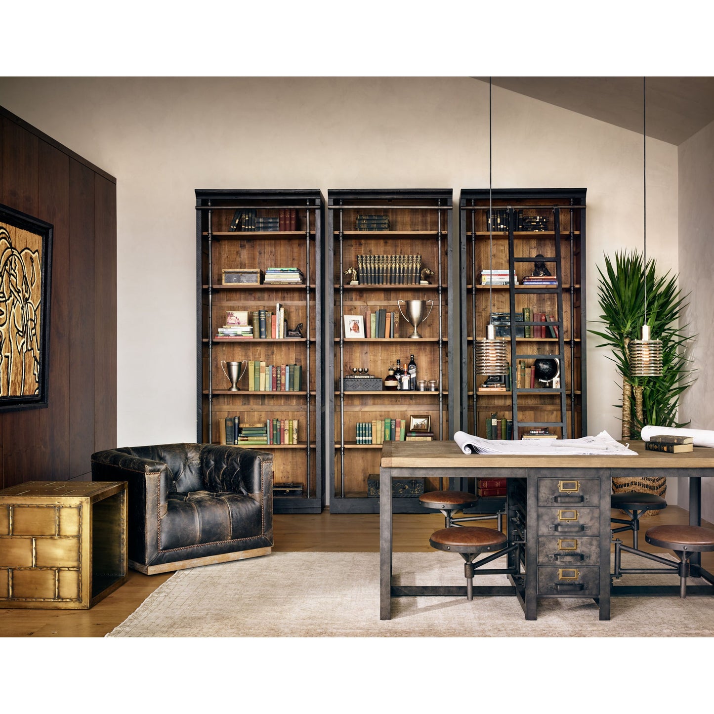 061 S-279428 | Lifestyle | Maxx Swivel Chair by Four Hands. Made from unique in a modern style.