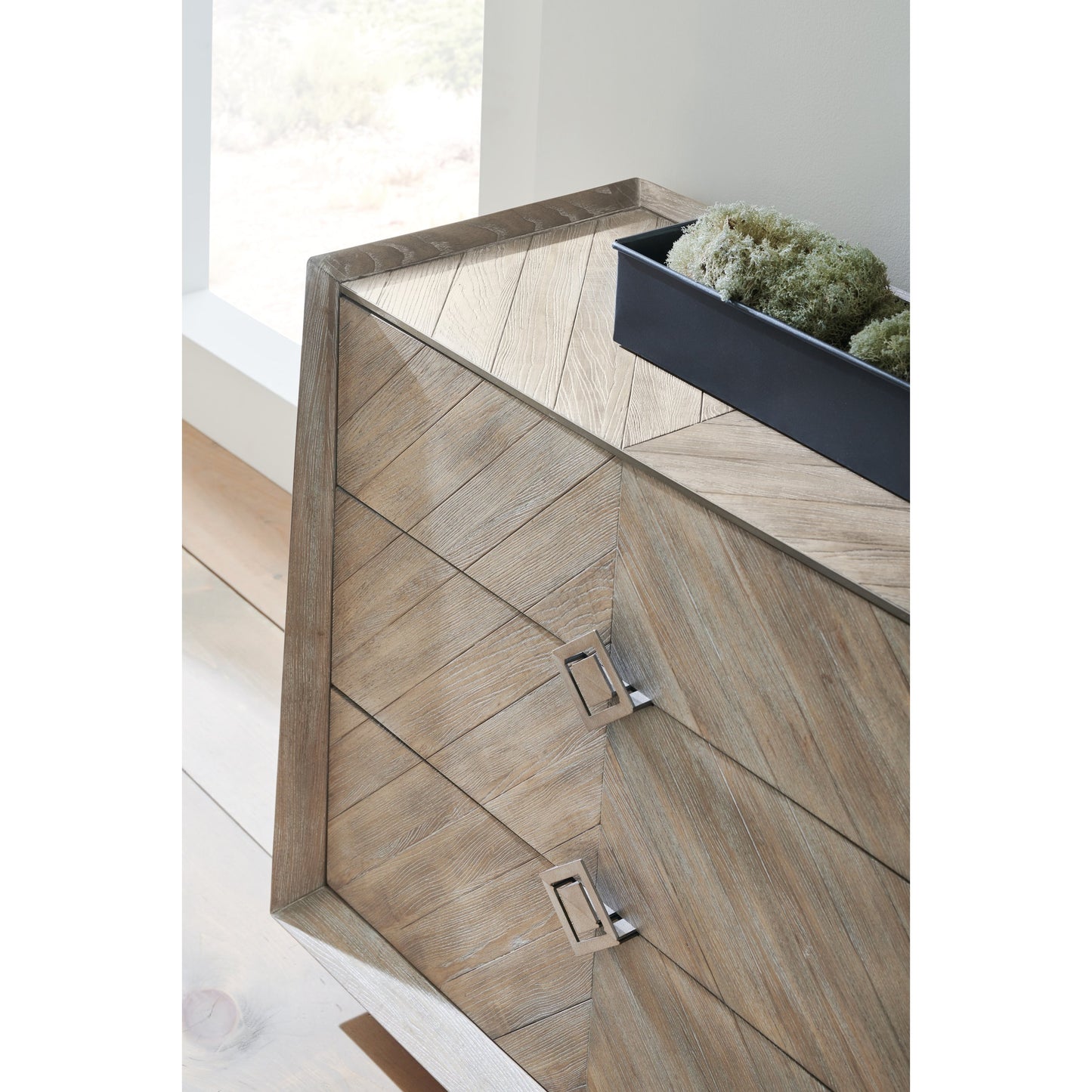 003 SR-845811 | Additional Silo | Naturally by Caracole in natural and ash driftwood, sundance gold. Made from ash, quarter ash in a modern style.