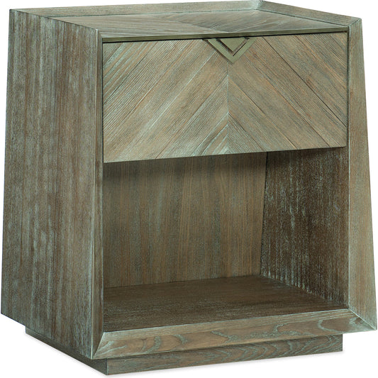 Earthly Delight by Caracole in natural and ash driftwood, sundance gold. Made from ash, quarter ash in a modern style.