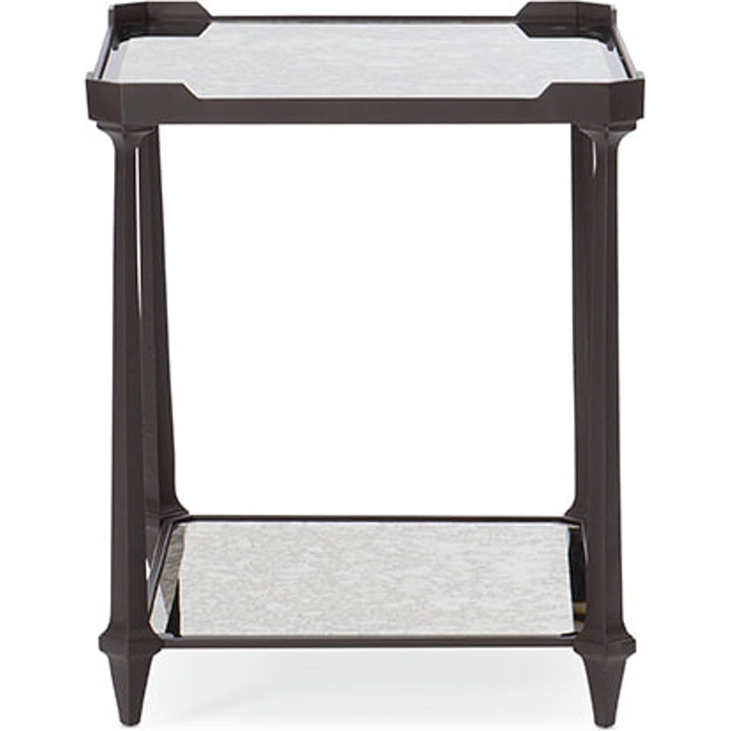003 SR-845785 | Additional Silo | End All by Caracole in natural and chocolate bronze. Made from textured metal in a modern style.
