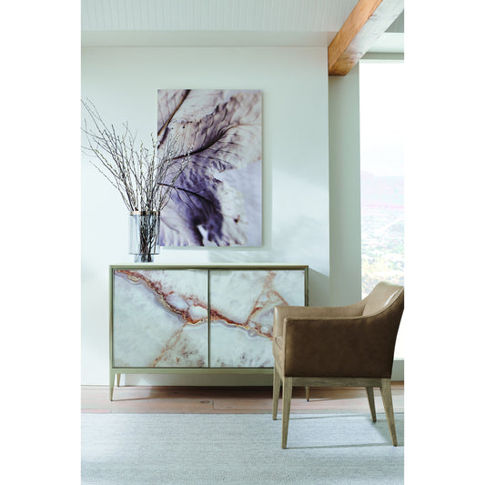 Rock Steady by Caracole in natural and brushed nickel. Made from metal, glass in a transitional style.