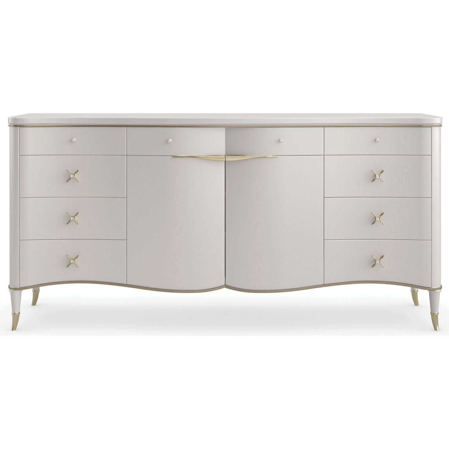 003 SI-1955626 | Additional Silo | Belle of the Ball by Caracole in gold and stardust, platinum. Made from birch, maple in a modern style.