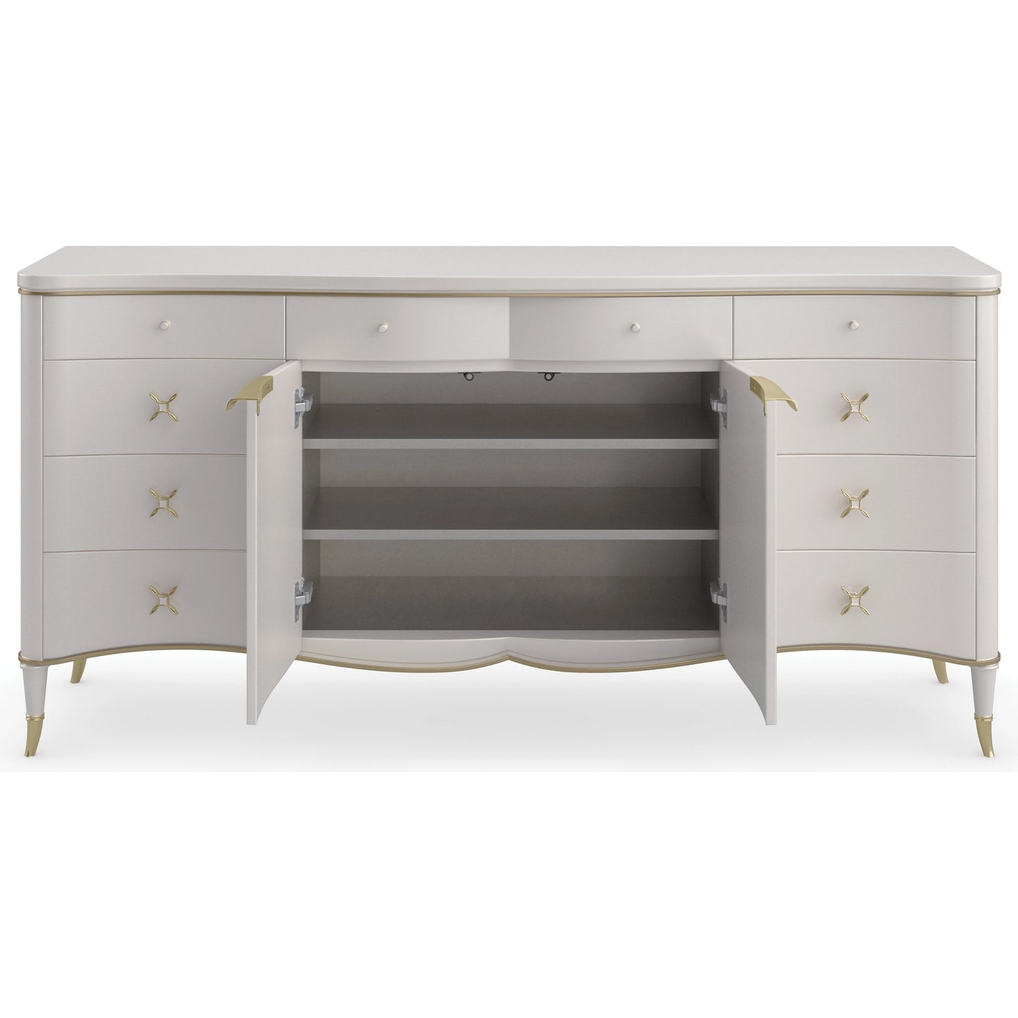 002 SI-1955626 | Additional Silo | Belle of the Ball by Caracole in gold and stardust, platinum. Made from birch, maple in a modern style.