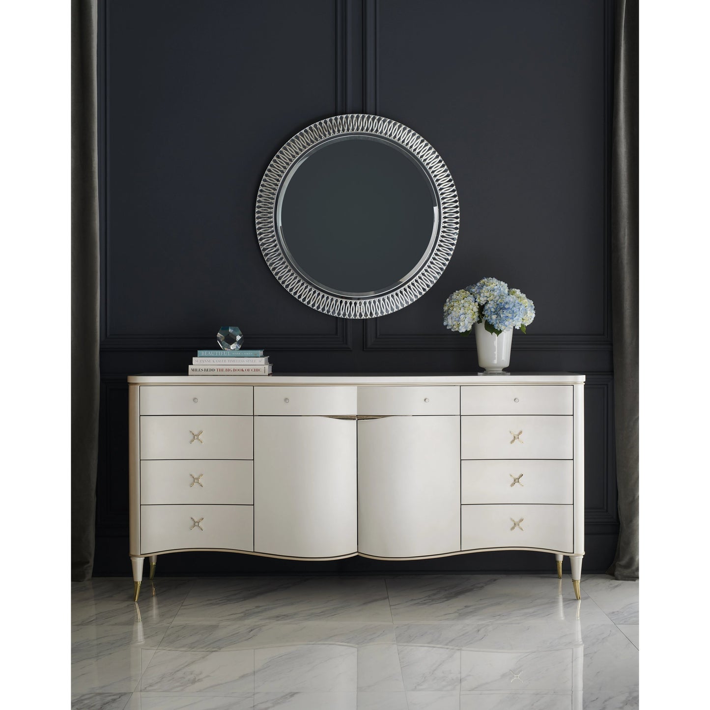 007 SI-1955626 | Lifestyle | Belle of the Ball by Caracole in gold and stardust, platinum. Made from birch, maple in a modern style.
