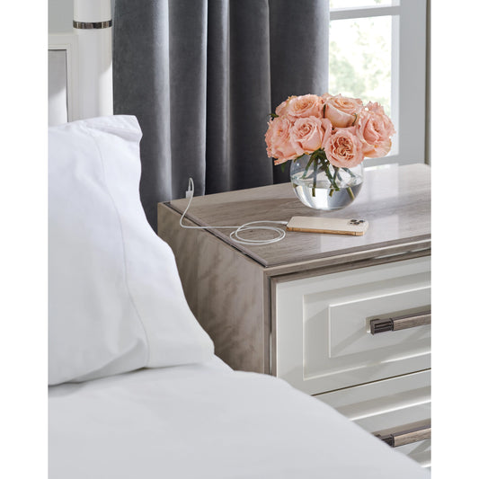 I'm Impressed by Caracole in white, silver, smoke and mountain smoke, pearly white, deep bronze. Made from birch, metal, stone, silver curupixa in a modern style.