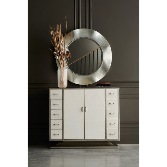 What's in Store? by Caracole in shagreen, charcoal, pearl and pearl, charcoal leaf. Made from birch in a modern style.