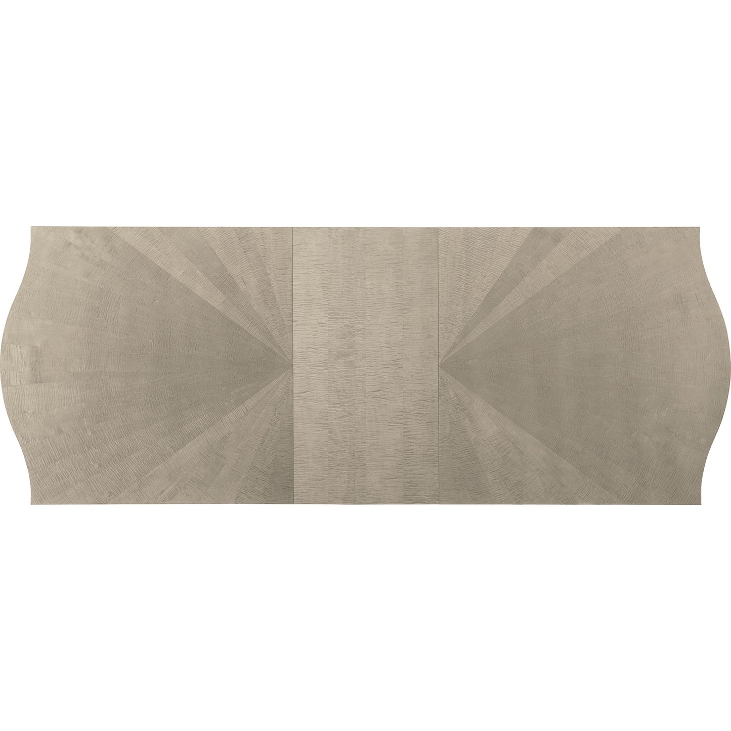 005 SR-768964 | Additional Silo | On a Silver Platter Dining Table by Caracole in maple, silver and moonlit sand, soft silver leaf. Made from pine, birch, silver curly maple in a transitional style.