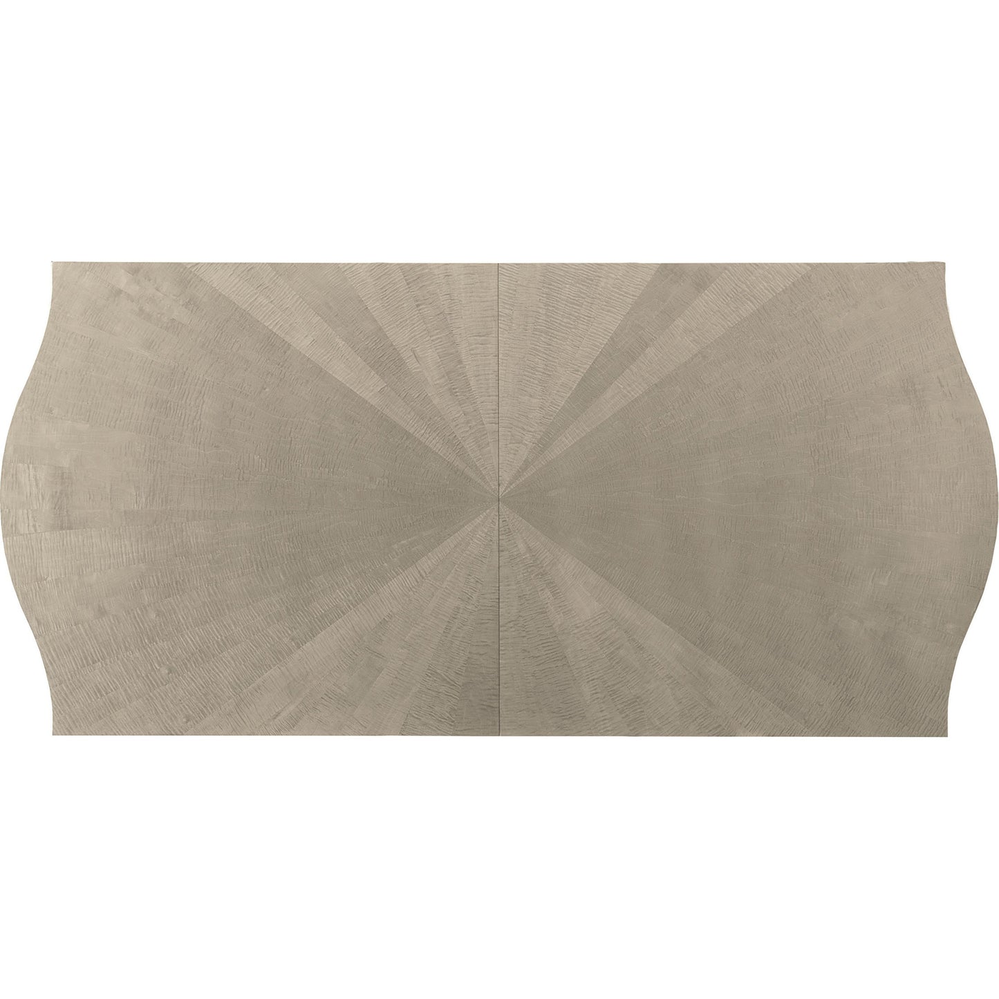 006 SR-768964 | Additional Silo | On a Silver Platter Dining Table by Caracole in maple, silver and moonlit sand, soft silver leaf. Made from pine, birch, silver curly maple in a transitional style.