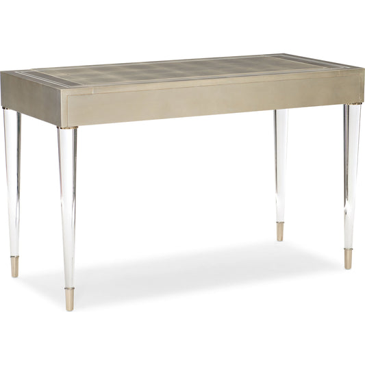 Moment of Clarity by Caracole in gold and soft silver leaf. Made from birch, maple in a transitional style.