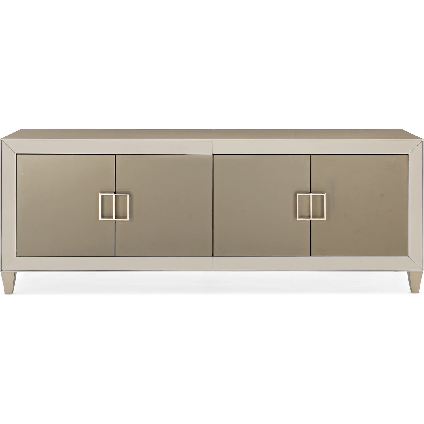 002 SR-783847 | Additional Silo | Media Mogul by Caracole in golden shimmer, bronze and golden shimmer. Made from birch, maple in a transitional style.