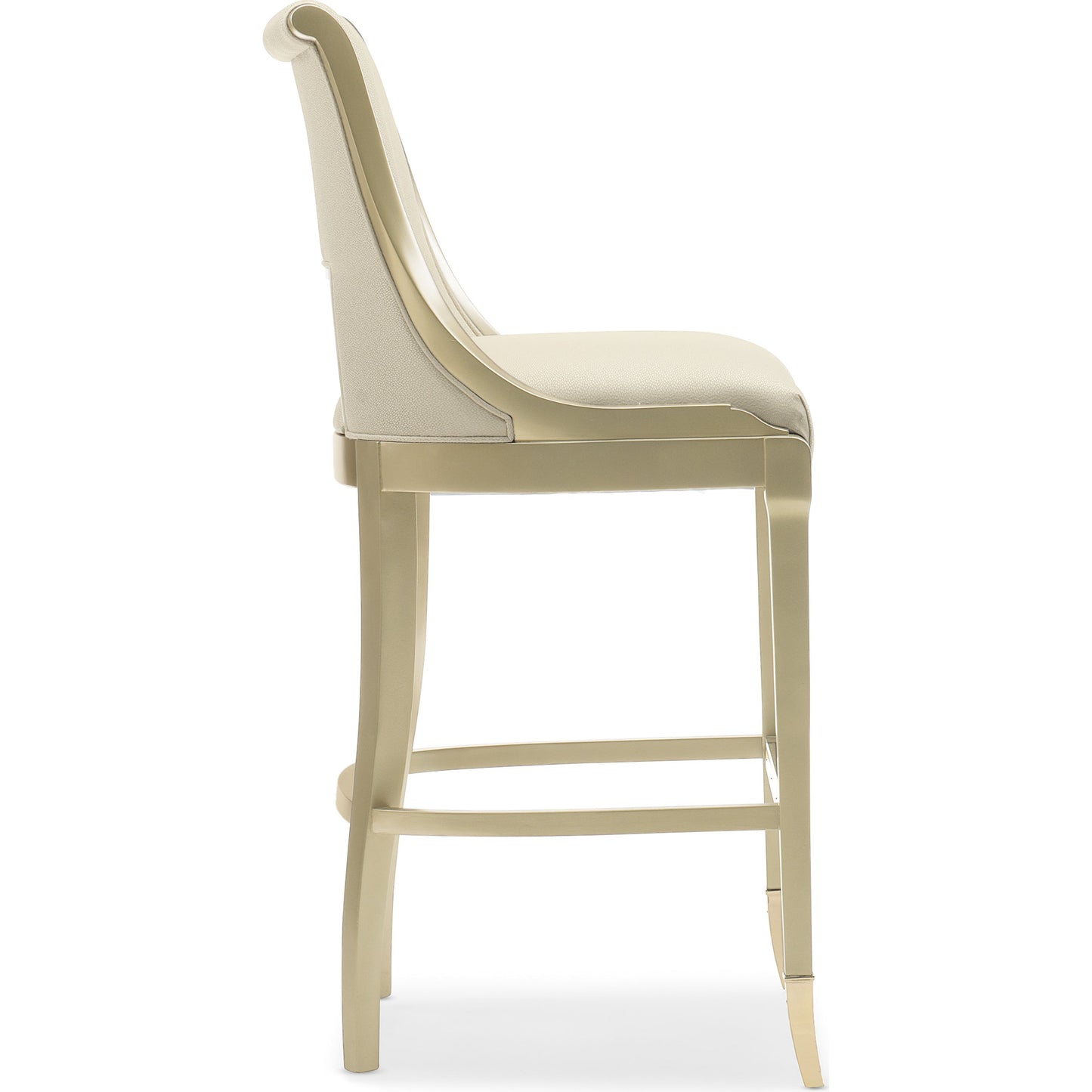 003 SR-877740 | Additional Silo | In Good Taste Bar Stool by Caracole in gold and allusion gold. Made from birch in a modern style.