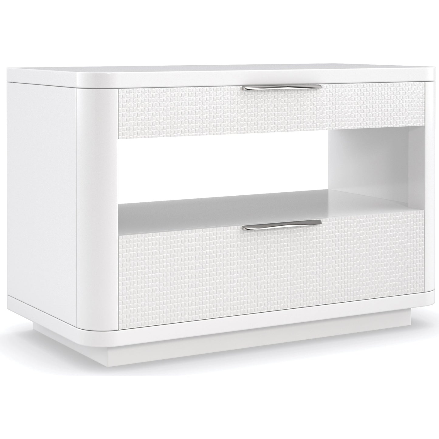 001 SI-1955697 | Additional Silo | In Touch by Caracole in cloud, white, nickel and cloud white. Made from birch, maple in a modern style.