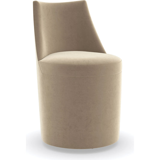 Barrel Roll by Caracole in taupe. Made from asian hardwood in a modern style.
