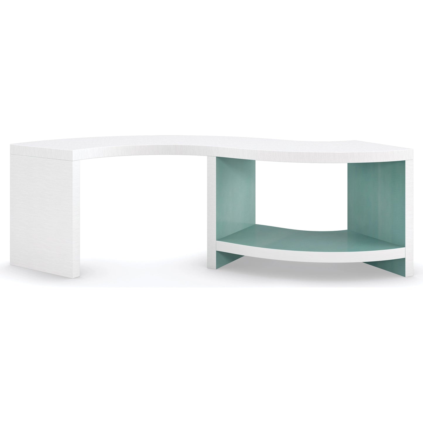 003 SI-1955721 | Additional Silo | Over Flow by Caracole in natural and lucent white, lucent oasis. Made from birch, figured sycamore in a modern style.