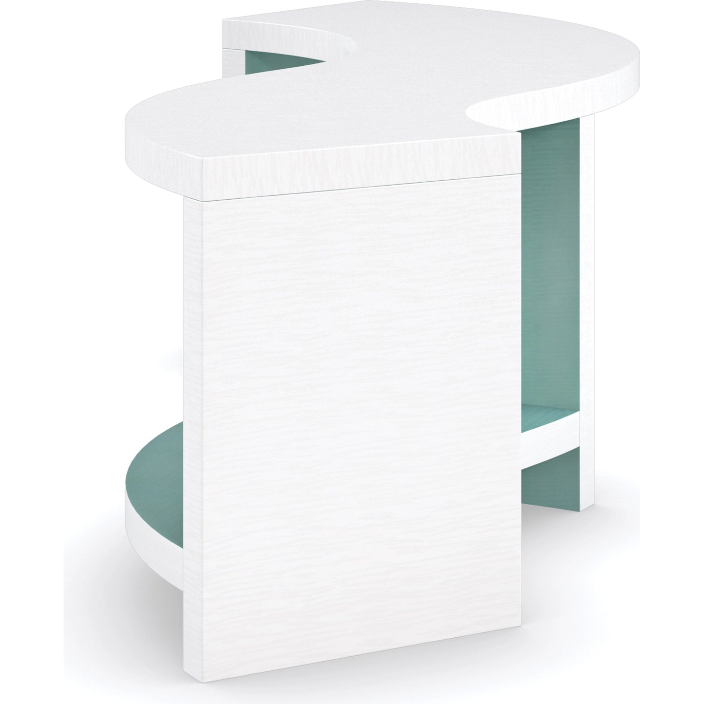 005 SI-1955721 | Additional Silo | Over Flow by Caracole in natural and lucent white, lucent oasis. Made from birch, figured sycamore in a modern style.