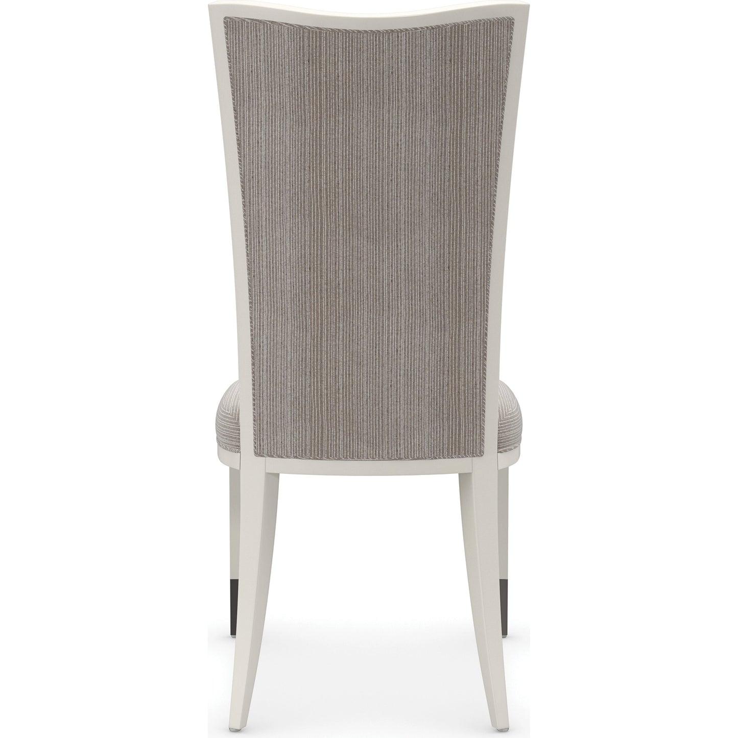 004 SI-1955776 | Additional Silo | Lady Grey Side Chair by Caracole in grey and crème de la creme. Made from birch in a modern style.
