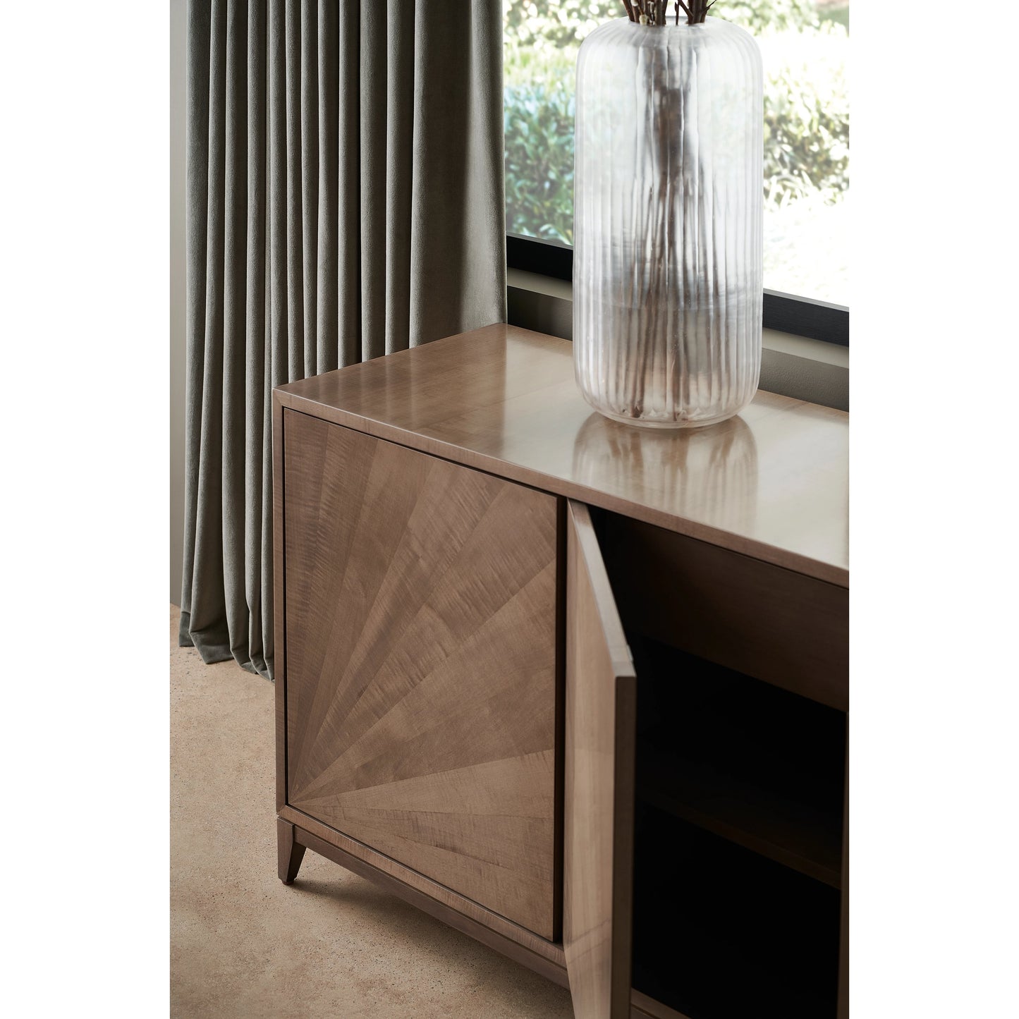 003 SI-1955802 | Additional Silo | Daybreak by Caracole in maple and mocha. Made from birch, chocolate elegant tiger maple in a modern style.