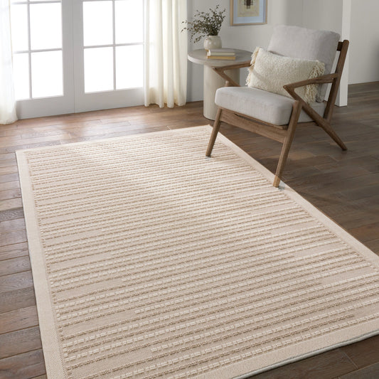 Continuum CNT03 Rug by Jaipur Living in taupe, cream. Made from 100% polypropylene in a unique style.