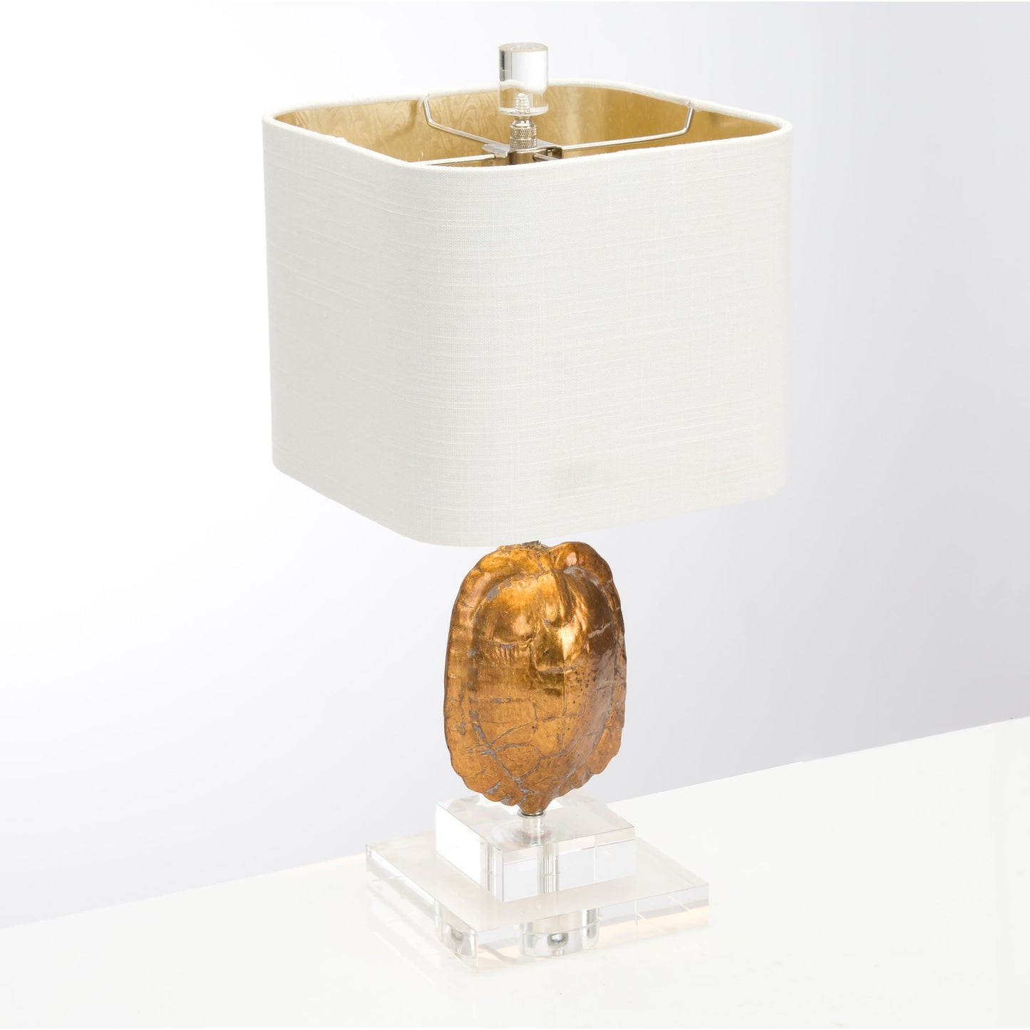 002 SR-388337 | Additional Silo | Tortoise Accent Lamp by Couture Lamps in india gold. Made from resin, crystal in a eclectic & global style.