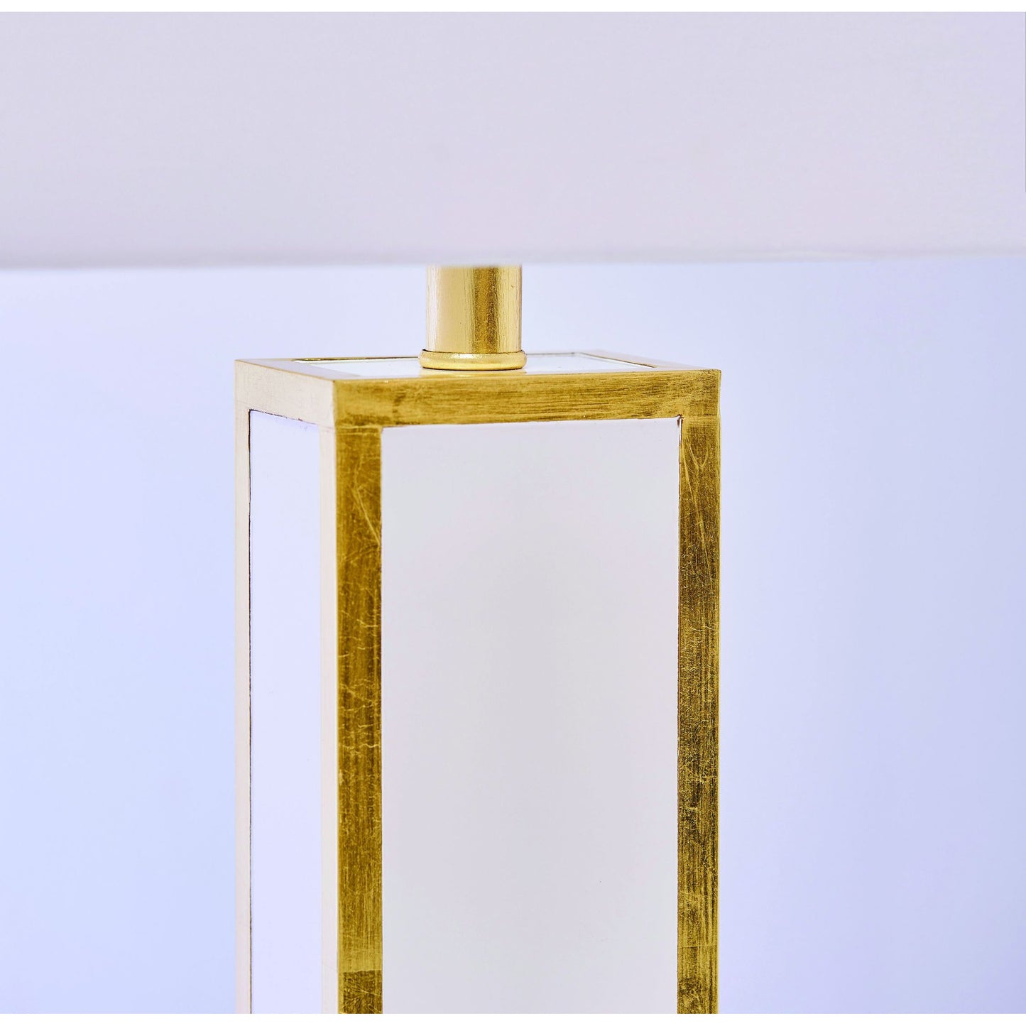 003 SR-388224 | Additional Silo | Blair Lamp by Couture Lamps in white, silver leaf, clear optic crystal. Made from resin, mdf, crystal in a transitional style.