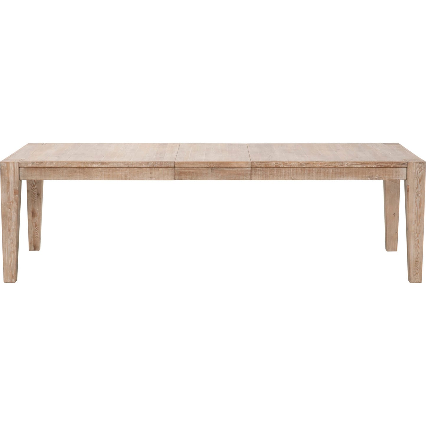 002 SR-387127 | Additional Silo | Canal Dining Table by Essentials For Living in smoke gray pine, brushed gold inlay. Made from reclaimed pine, reclaimed pine veneer, metal in a cottage & farmhouse style.