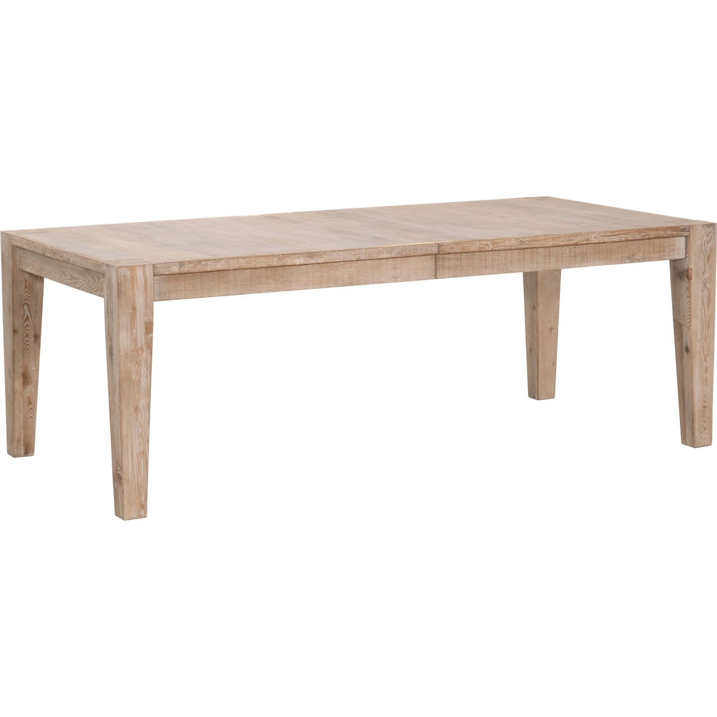 001 SR-387127 | Additional Silo | Canal Dining Table by Essentials For Living in smoke gray pine, brushed gold inlay. Made from reclaimed pine, reclaimed pine veneer, metal in a cottage & farmhouse style.
