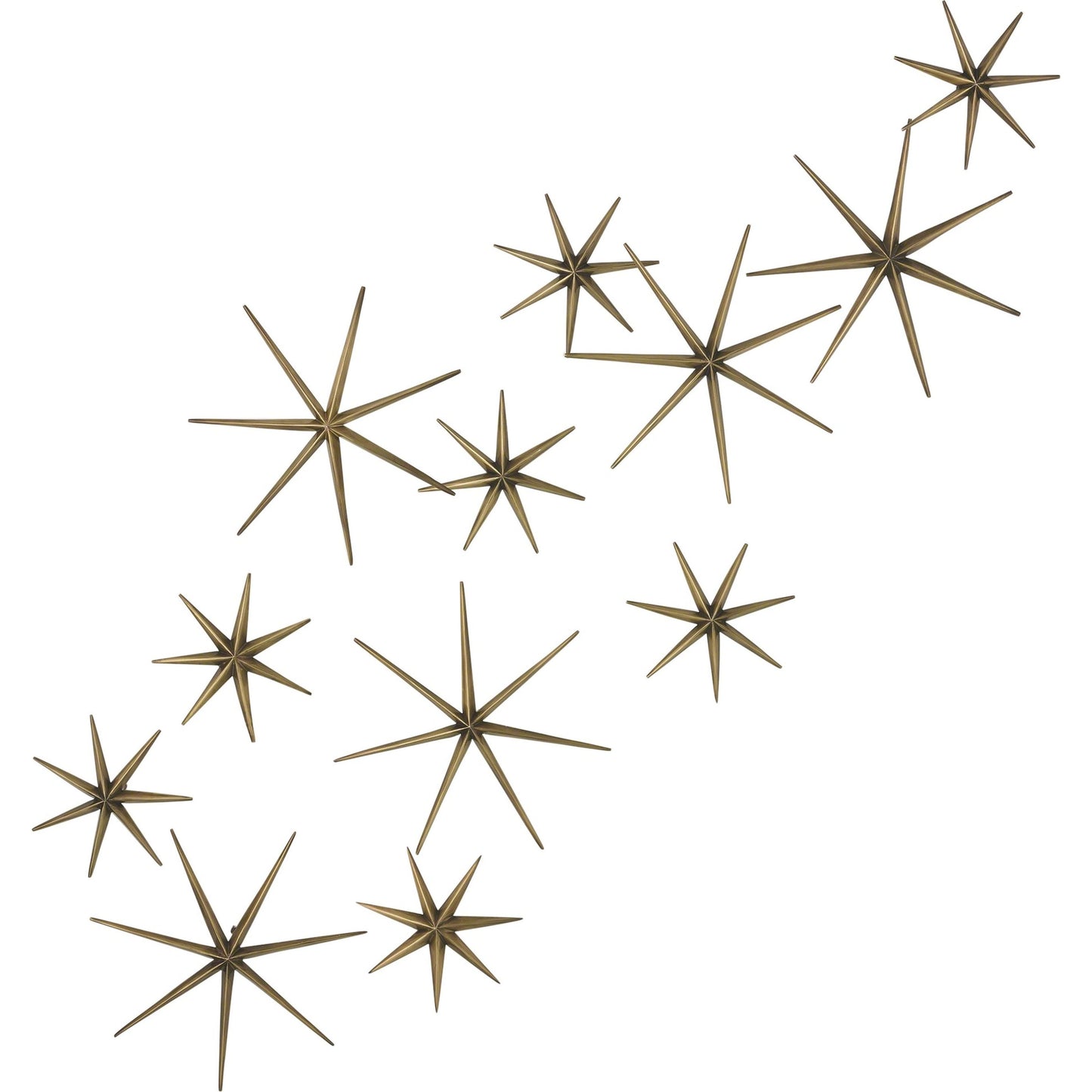 001 SR-701159 | Additional Silo | Etoile Wall Decor by Global Views in brass. Made from solid brass in a coastal style.