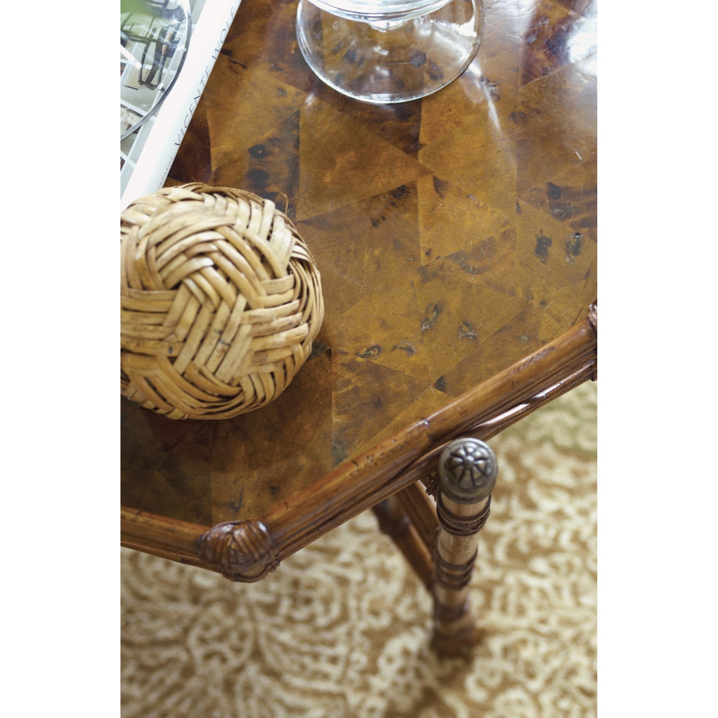 005 SR-836190 | Lifestyle | Key Largo End Table by Tommy Bahama Home. Made from unique in a coastal style.