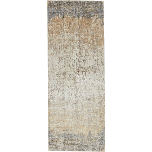En Blanc EBC08 Rug by Jaipur Living in gray, light tan. Made from unique in a unique style.