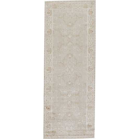 En Blanc EBC09 Rug by Jaipur Living in light gray, white. Made from unique in a unique style.