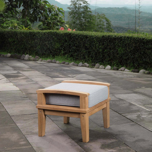 Andover Teak Ottoman by Evans & Londeen. Made from unique in a modern style.