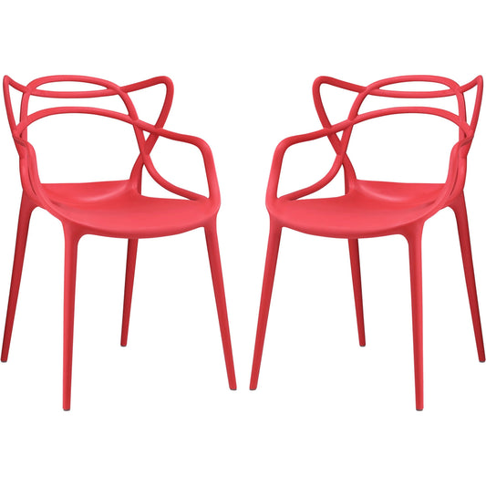 Grafton Dining Set (Set of 2) by Evans & Londeen. Made from plastic foot guide in a modern style.