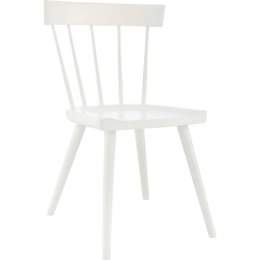 Attala Wood Dining Side Chair by Evans & Londeen. Made from elm wood frame, plastic foot pins in a modern style.
