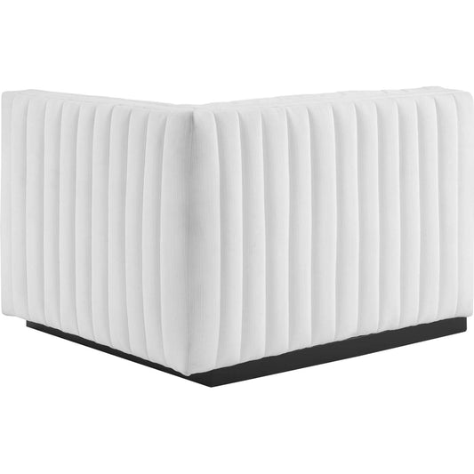 Stone Channel Sofa by Evans & Londeen. Made from plywood, fabric in a modern style.