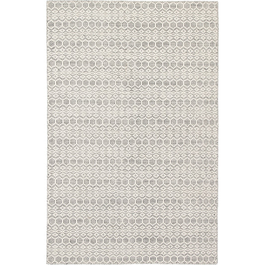Enclave ENC01 Rug by Jaipur Living in white, gray. Made from 100% wool in a unique style.