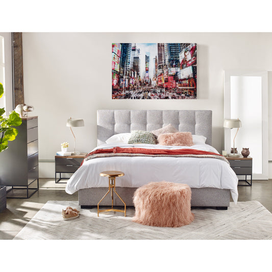 Kensington Mirror by Moe's Home Collection in white. Made from mirror, mdf in a traditional style.