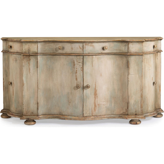 Alfonso Credenza by John-Richard in natural and regalo antique. Made from compressed wood, celtis wood in a cottage & farmhouse style.