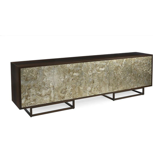Ignea Sideboard by John-Richard in bronze, silver. Made from bronze, steel in a modern style.