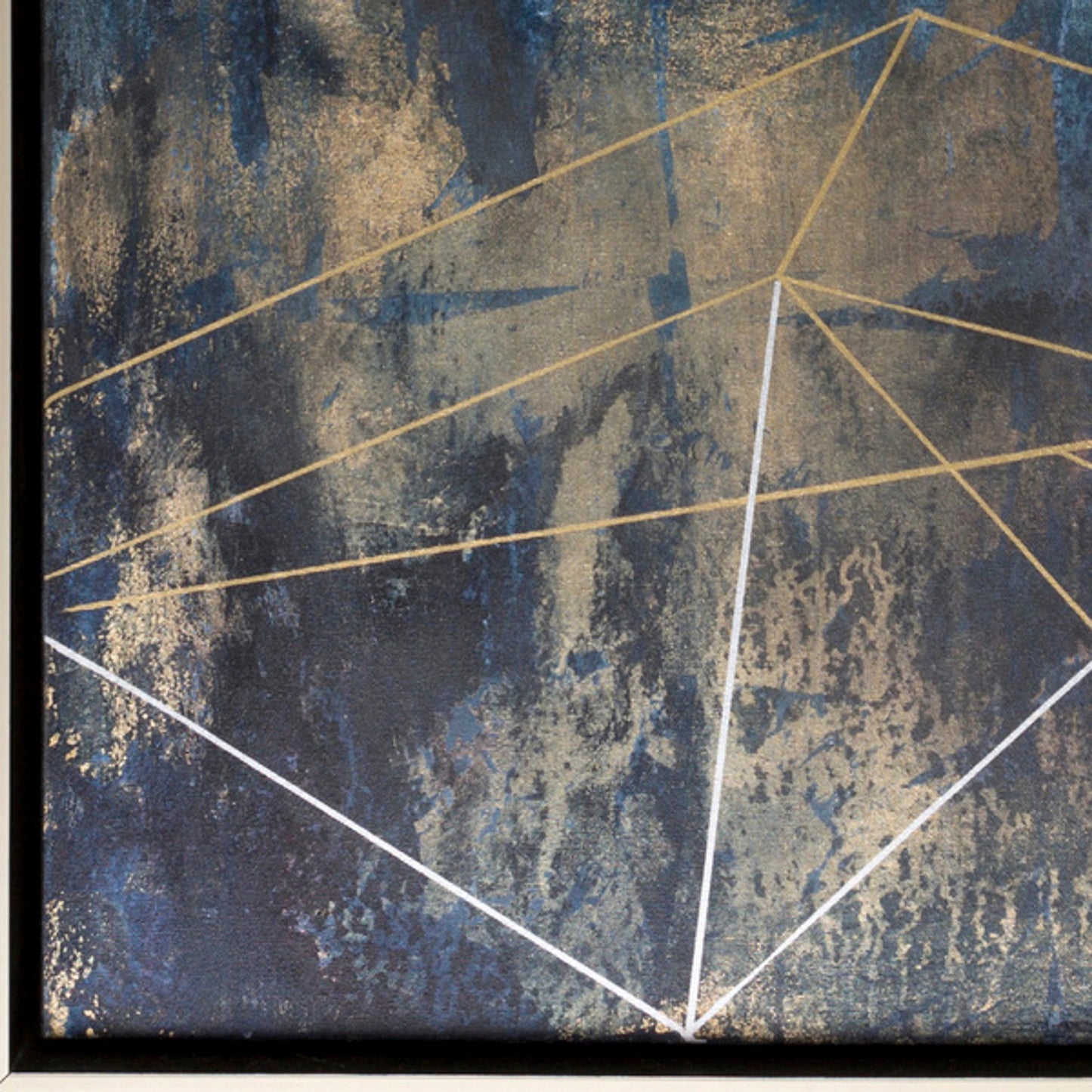 002 S-227264 | Closeup | Eventide - 15160 by Livabliss in blue and distressed. Made from canvas, polystyrene in a modern style.