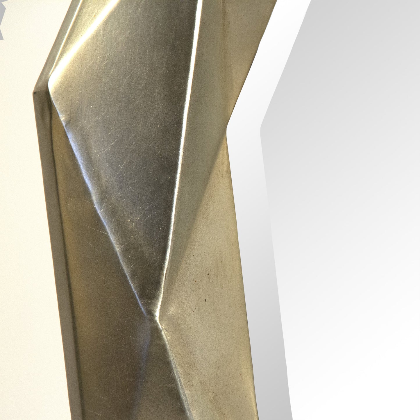 003 SR-900220 | Closeup | Gio Mirror by Zentique in pale gold and iron, mirror, mdf. Made from iron, mirror, mdf in a modern style.