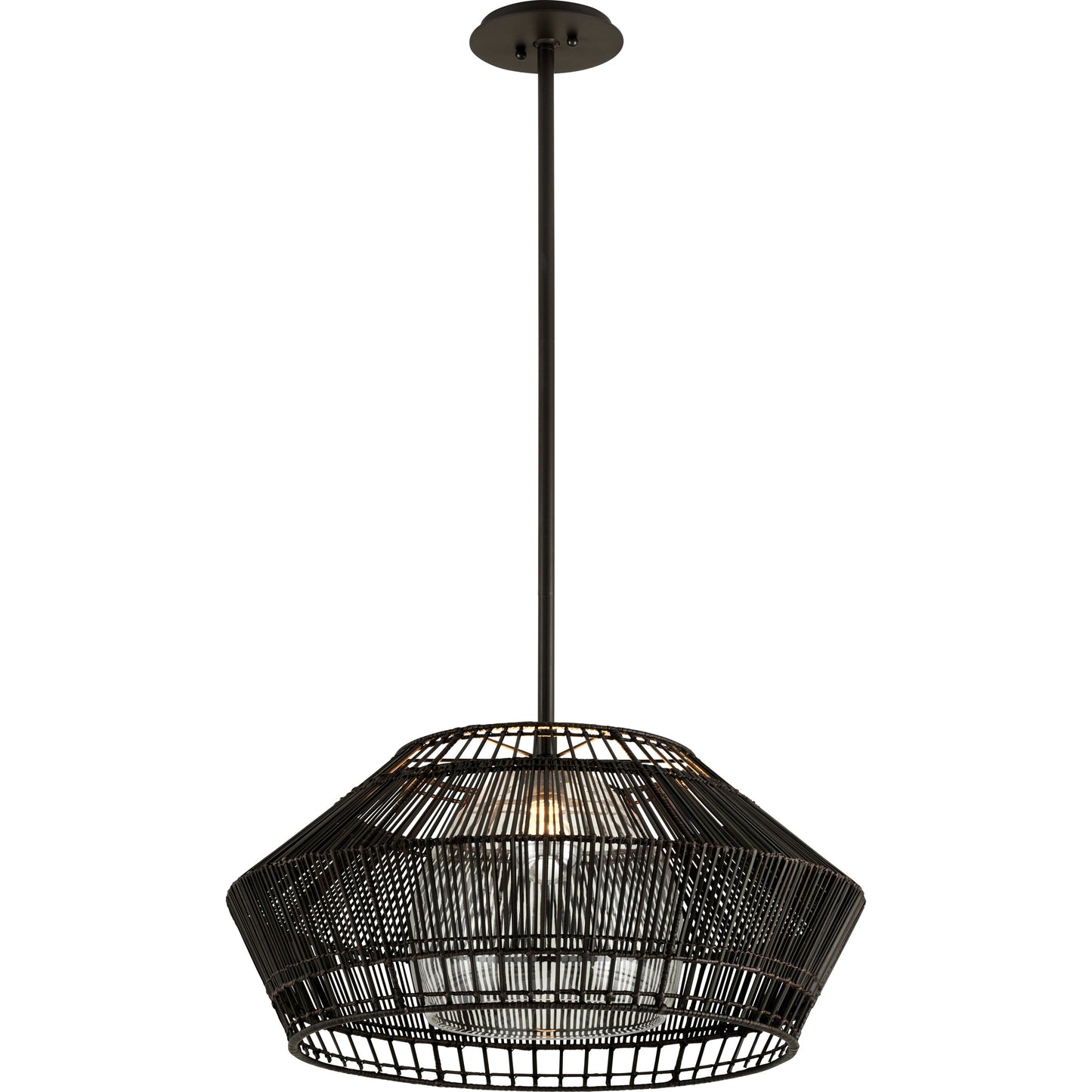 000 S-340656 | Additional Silo | Hunters Point Pendant by Troy in espresso. Made from hand-worked iron in a modern style.