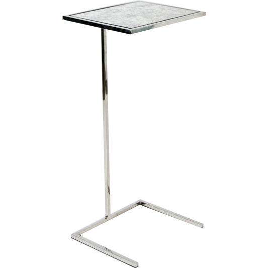 Cigar Table by Worlds Away. Made from metal, glass in a modern style.
