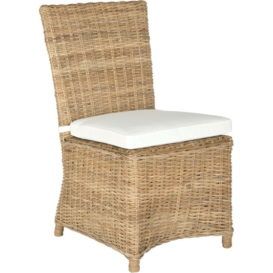 Nicollet Side Chair (Set of 2) by HedgeApple Essentials in natural. Made from rattan in a coastal style.