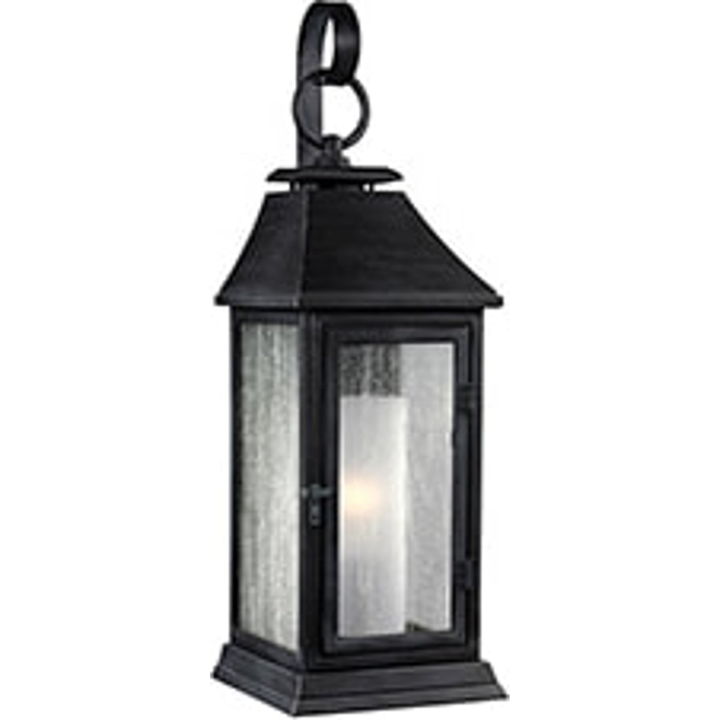 006 S-285519 | Additional Silo | Shepherd Sconce by Generation Lighting in dark weathered zinc. Made from stonestrong in a traditional style.