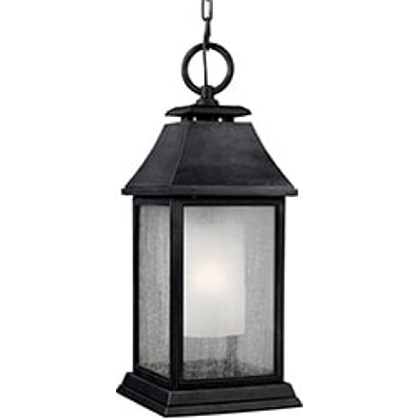 003 S-285515 | Additional Silo | Shepherd Outdoor Pendant by Generation Lighting in dark weathered zinc. Made from stonestrong in a traditional style.
