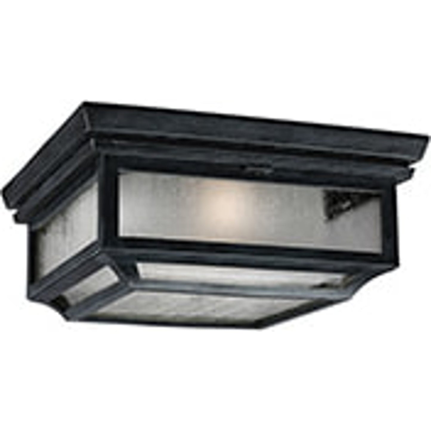 002 S-285527 | Additional Silo | Shepherd Outdoor Flush by Generation Lighting in dark weathered zinc. Made from stonestrong in a transitional style.