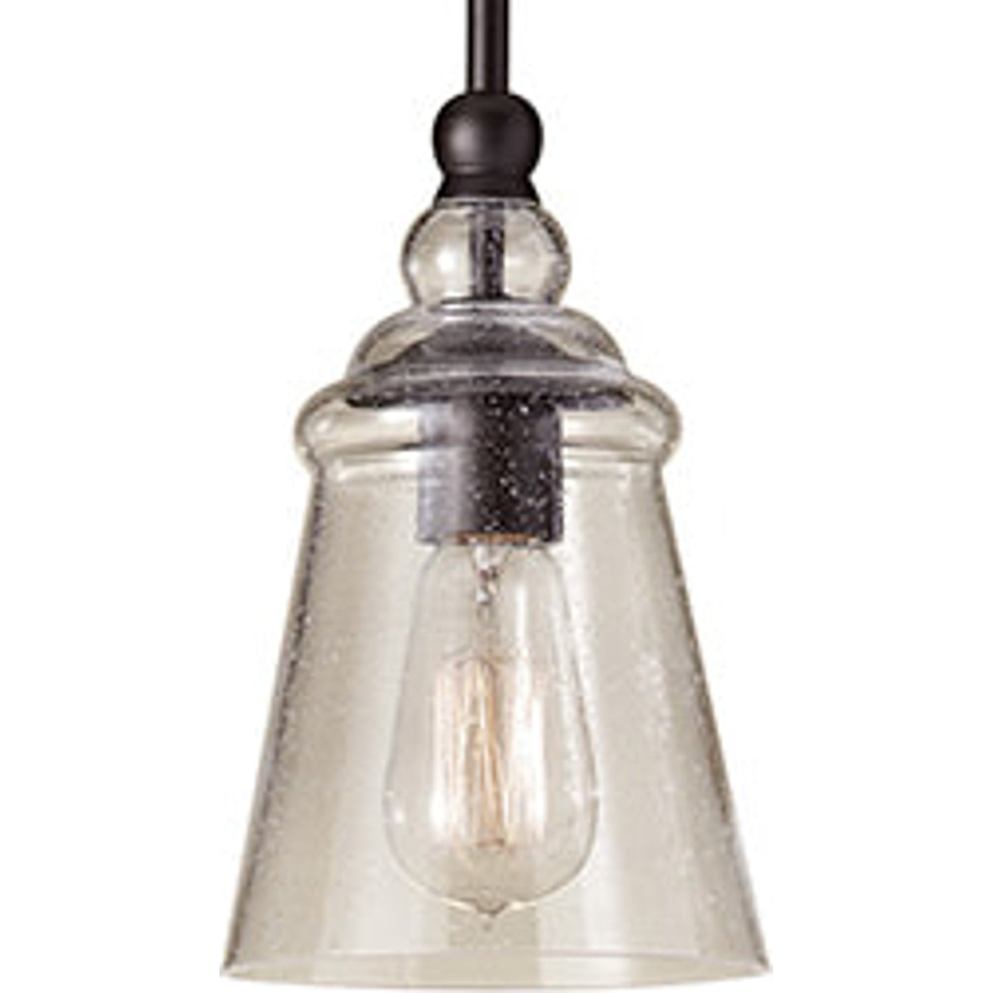 002 S-285668 | Additional Silo | Urban Renewal Bell Pendant by Generation Lighting in oil rubbed bronze. Made from steel, glass in a traditional style.